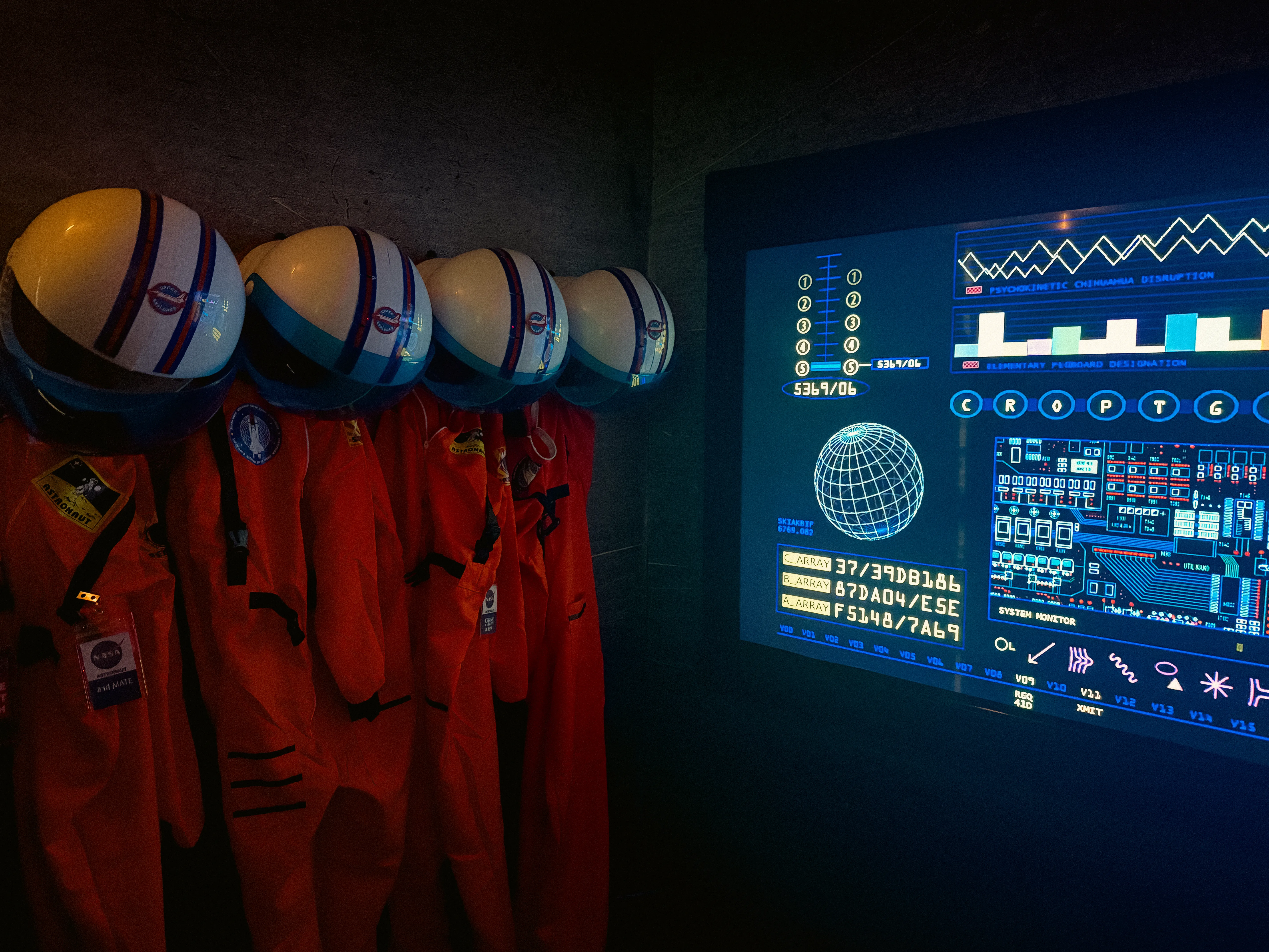 Immersive escape room interior at Journey Escape Rooms in Fontana